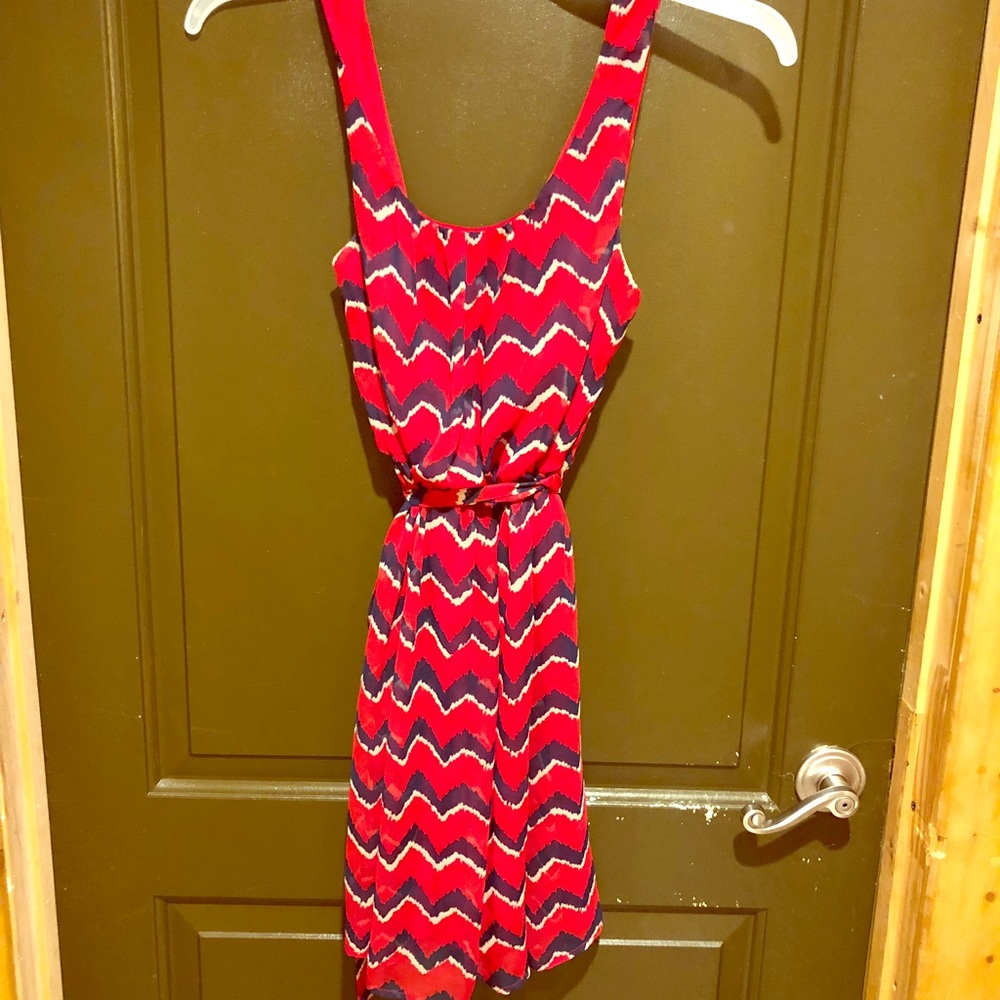Cute Red chevron dress